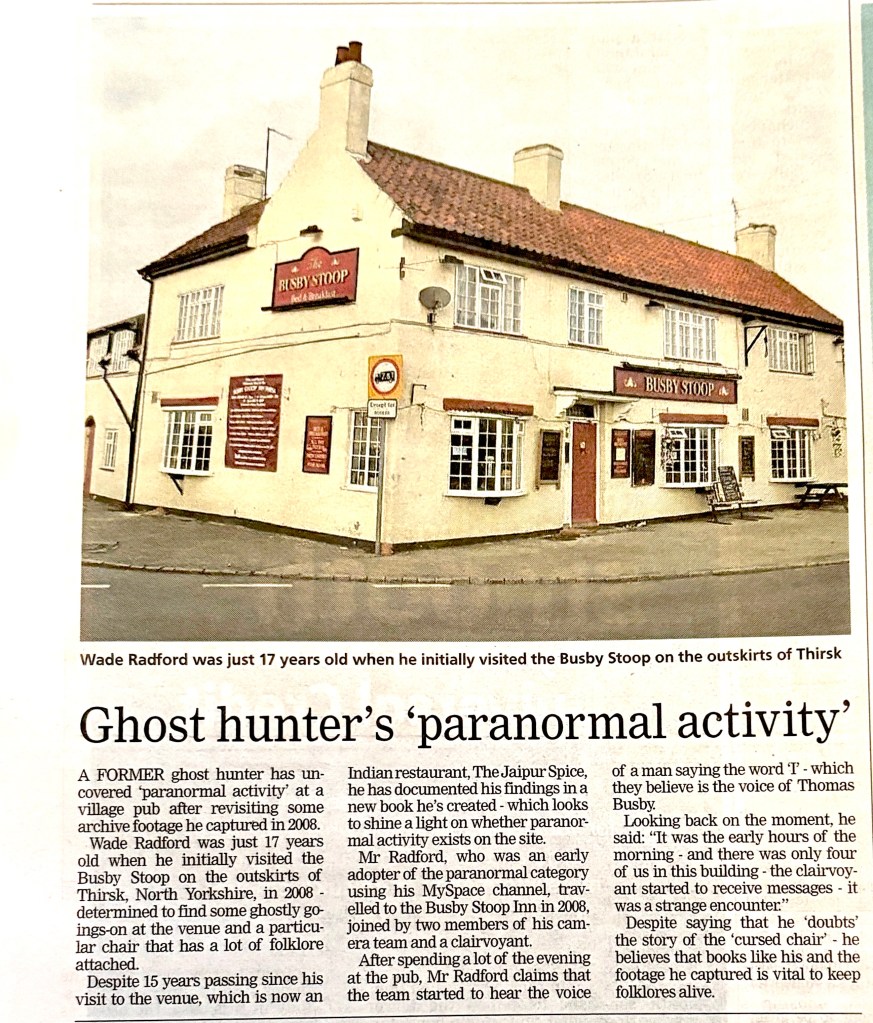 wade radford the busby stoop inn 